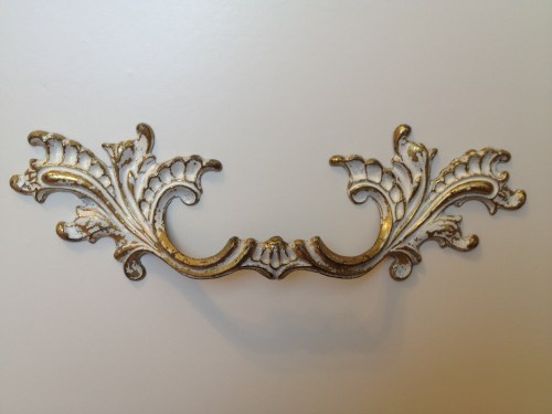 gold antique hardware